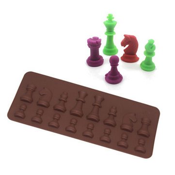 Premium Silicone Chess Fondant Cake Mold - Chocolate Candy Sugar Mould for Baking - Cake Decorating Tool for Birthday, Wedding & Party Desserts