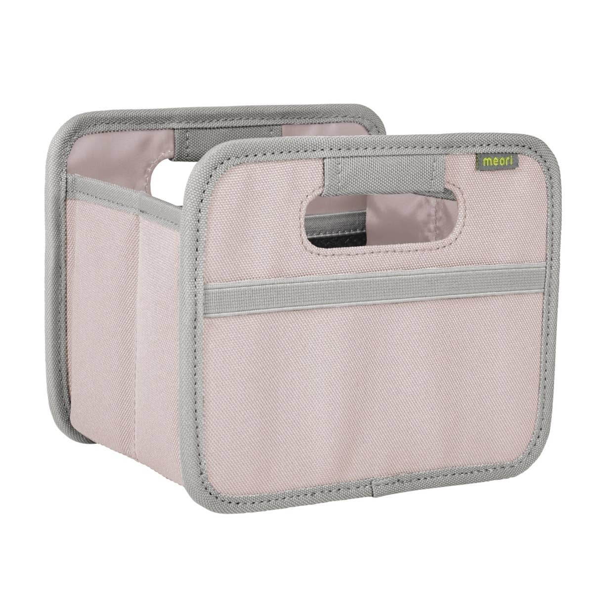 Mini Foldable Fabric Storage Bin - Space Saving Organizer for Closet, Bathroom & Nursery | Portable Collapsible Basket for Home & Office Organization