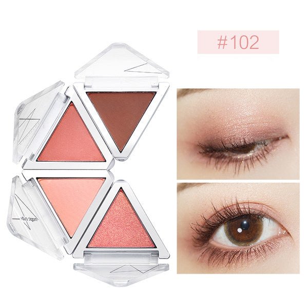 CHIOTURE 4 Color Glitter Eyeshadow Palette - Long Lasting, Highly Pigmented Makeup for Party, Halloween & Special Occasions