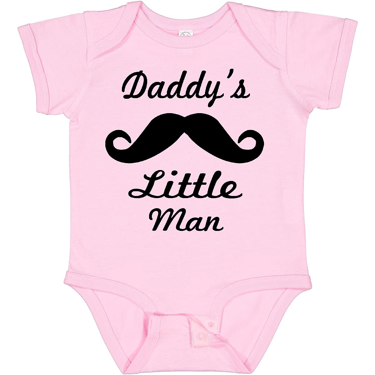 Inktastic Daddy's Little Man Baby Bodysuit - Cute Infant Onesie for Newborn Boys | Perfect for Family Photos, Baby Showers & First Father's Day Gifts
