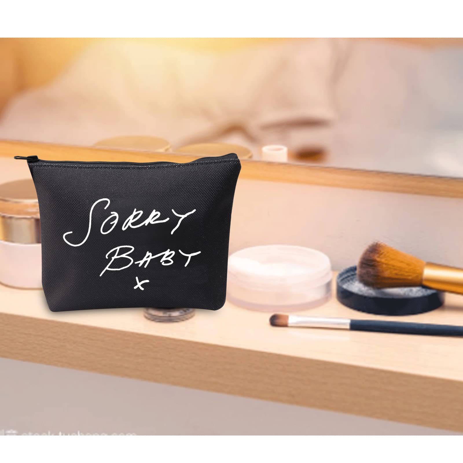 JXGZSO Villanelle & Eve Inspired Makeup Bag - Stylish Cosmetic Zipper Pouch for Women & Girls | Perfect Gift for TV Show Fans, Travel & Daily Makeup Organization