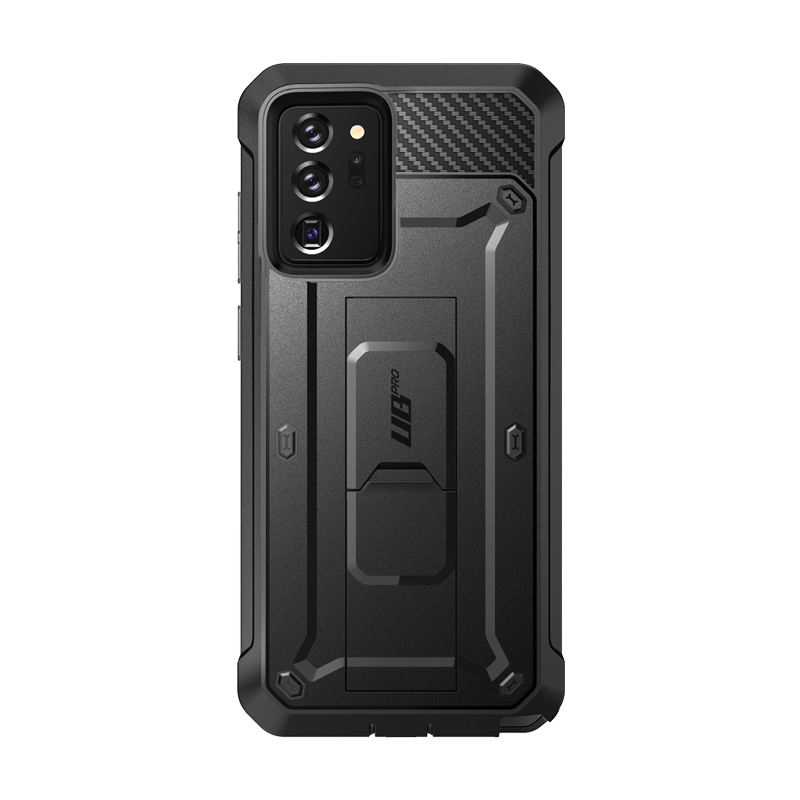 Samsung Galaxy Note20 Ultra Unicorn Beetle PRO Rugged Holster Case - Heavy Duty Protection with Kickstand (Black) - Perfect for Construction, Outdoor Work & Extreme Sports