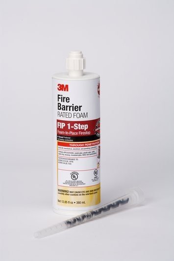3M Fire Barrier Rated Foam FIP 1-Step (6 Pack) - Fireproof Sealant for Gaps, Pipes & Electrical Openings - Ideal for Home, Office & Commercial Fire Safety Protection