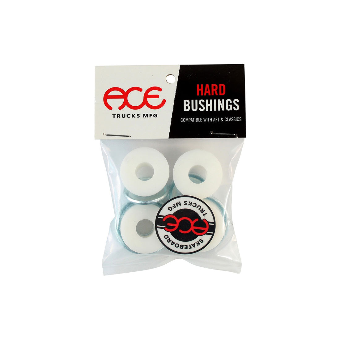 Ace Bushings (94a) Hard Skateboard Longboard Wheels - High-Performance Durable Bushings for Smooth Rides and Precise Control - Perfect for Cruising, Carving, and Downhill Skateboarding