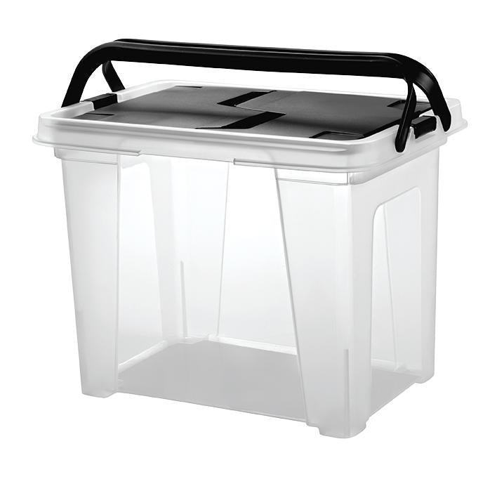Letter Wing Lid File Box - A4 Document Organizer for Office, Home & School - Perfect for Paper Storage, Filing & Organization