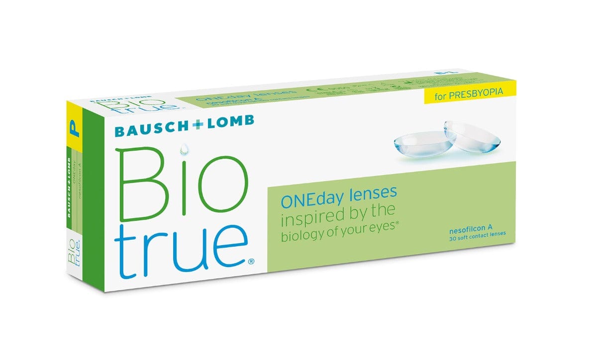 BIOTRUE ONE DAY for Presbyopia Contact Lenses - 30 Pack (30 Lenses) - Daily Disposable for Clear Vision - Perfect for Reading, Computer Work & Active Lifestyles