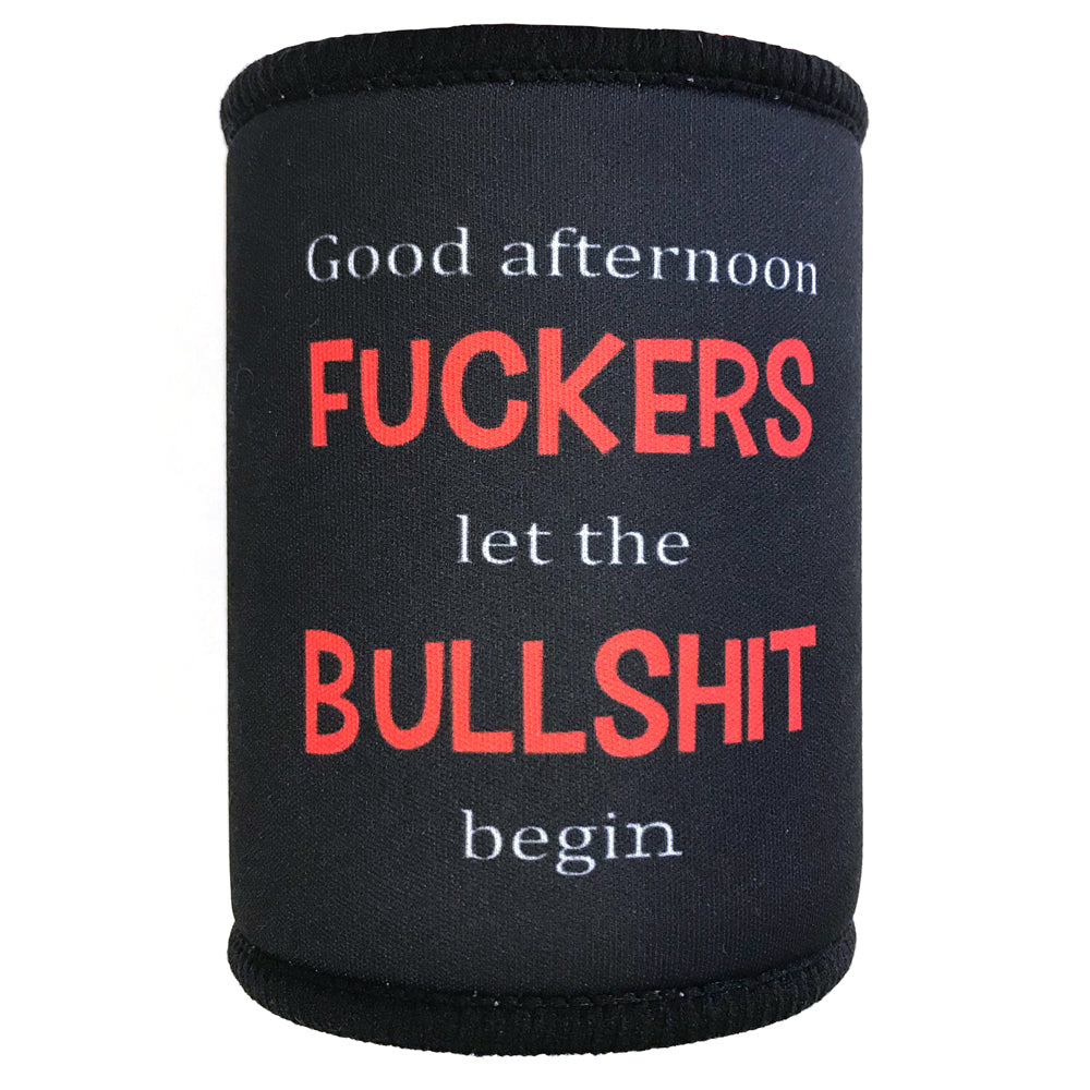 Funny Insulated Beer Can Holders - 6 Pack Cool Koozies for Parties, BBQs & Tailgating - Keep Drinks Cold & Stylish