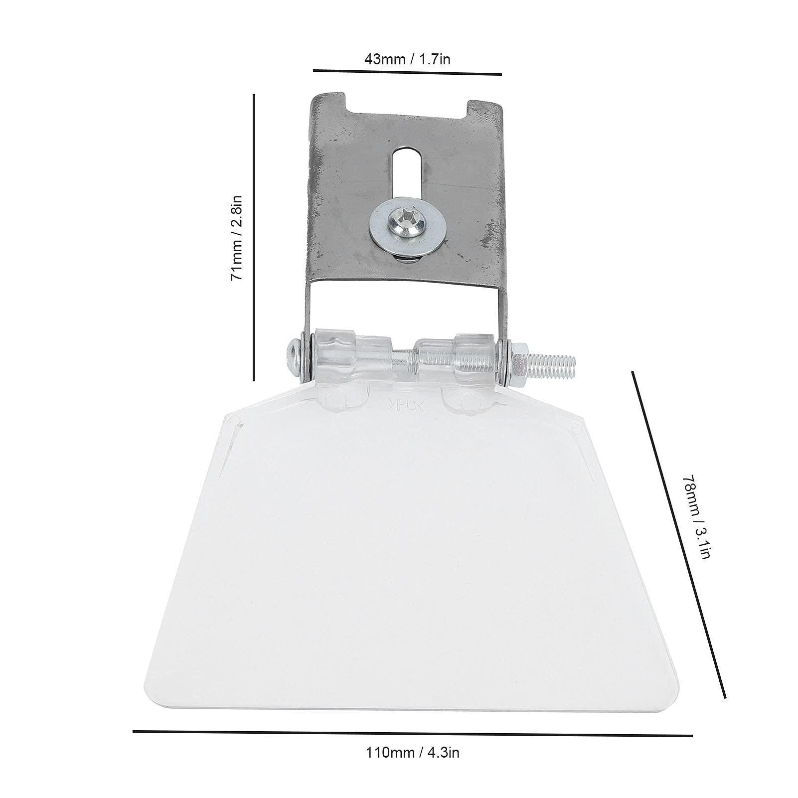 Bench Grinder Safety Shield - Angle Grinder Eye Protection Cover for Grinding Wheels | Workshop & Metalworking Safety Gear