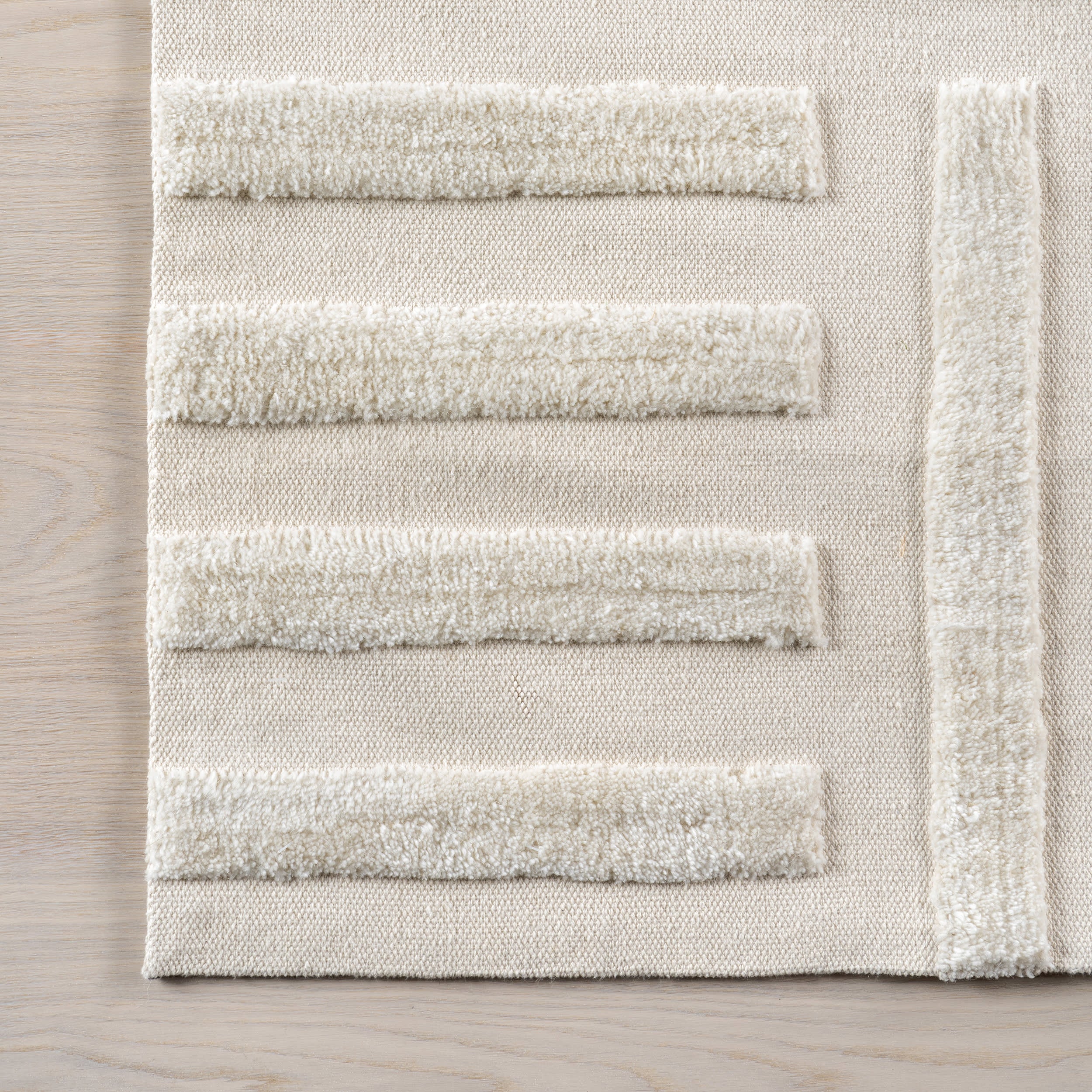 Luxury Downtown Textured Rug in Ivory - Soft & Stylish Area Rug for Living Room, Bedroom, or Office Decor