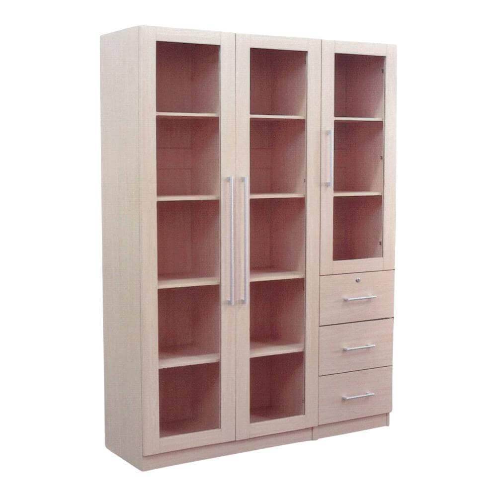 Micah V Display Bookshelf - Modern Wooden Bookcase for Home & Office - Perfect for Living Room, Bedroom, and Study Organization