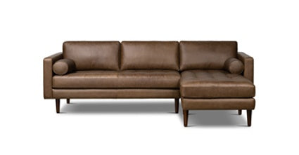 Napa Right Facing Sectional Sofa - Modern L-Shaped Couch for Living Room, Family Room & Home Theater | Comfortable Upholstered Furniture with Premium Fabric