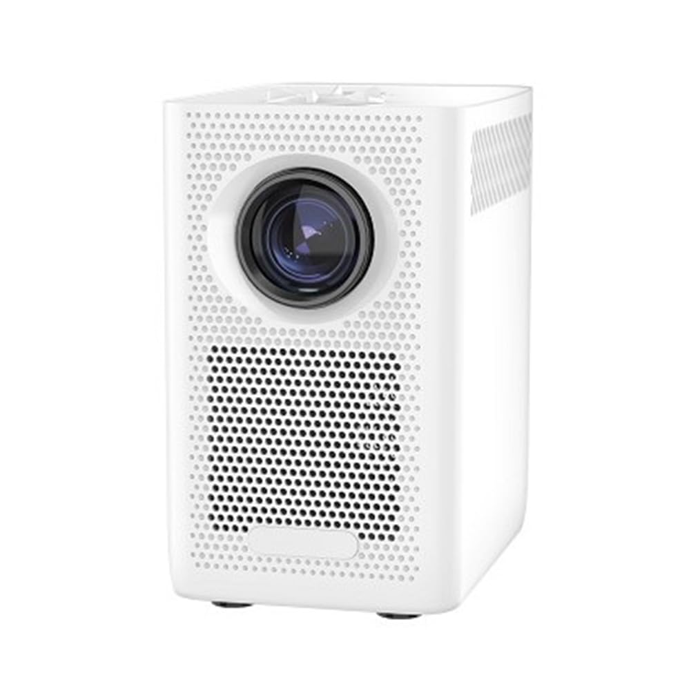 Hxhsgmeh S30MAX Android WiFi 4K Smart Projector - 9500L HD Portable Mini Projector with Bluetooth, Android 10.0, Easy Setup, UK Plug (White) - Perfect for Home Theater, Outdoor Movies, Gaming & Office Presentations