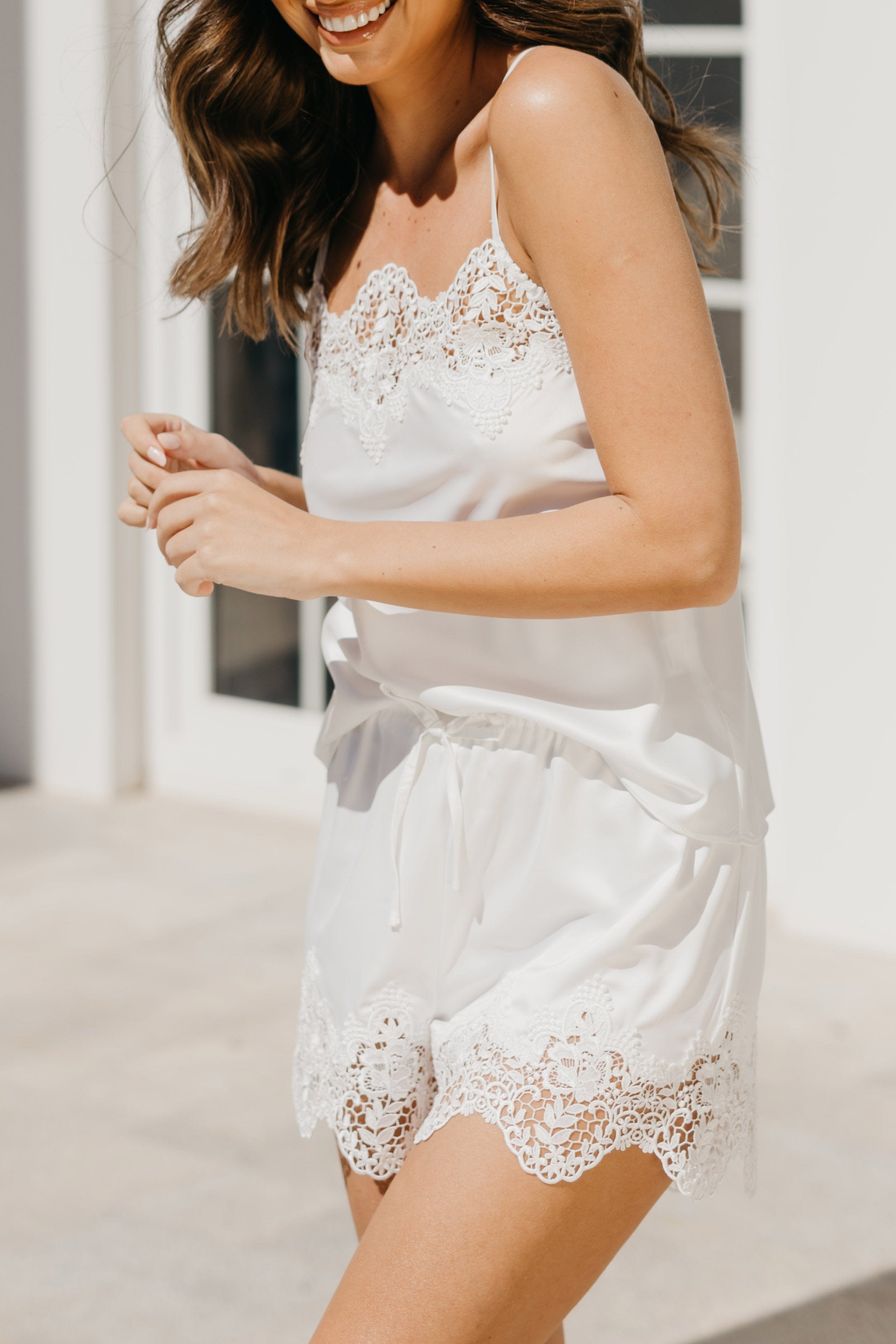 Heidi Lace Trim Bridal Set - Elegant Wedding Lingerie for Bride, Honeymoon & Special Occasions