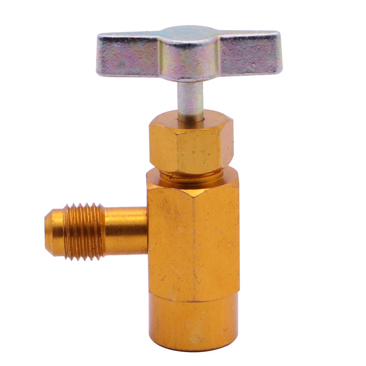 ULTECHNOVO R134A Can Tap - Brass Refrigerant Dispensing Valve Tool for 1/2