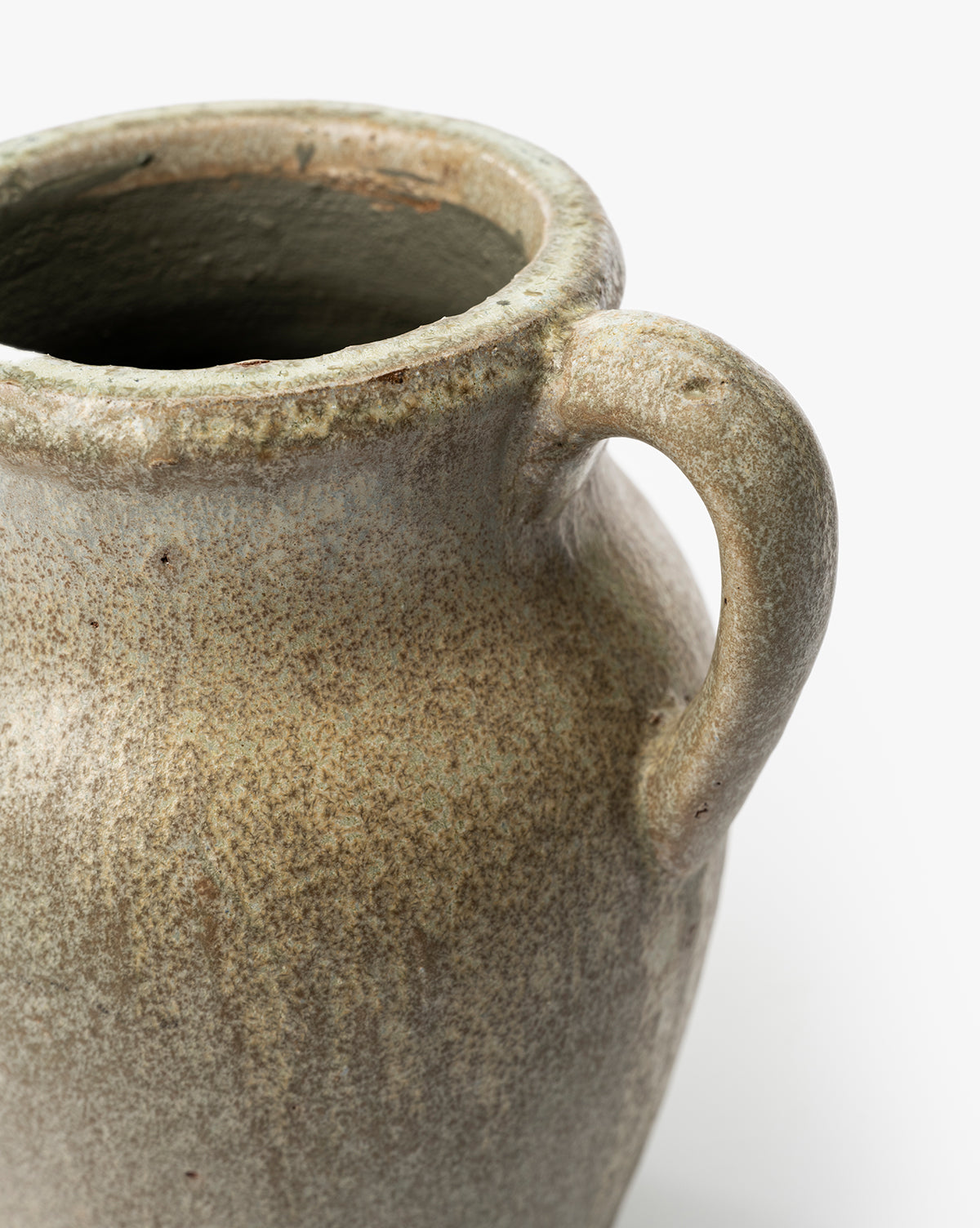 Sabine Pitcher Vase - Elegant Ceramic Water Pitcher with Handle - Perfect for Home Decor, Floral Arrangements & Table Centerpieces