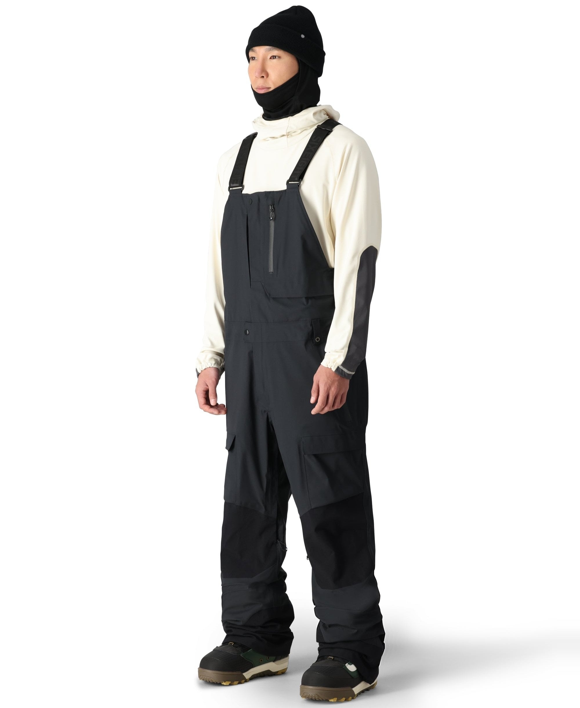 686 Men's GORE-TEX Stretch Dispatch Bib Snow Pants 2025 - Waterproof Insulated Winter Ski Bib Overalls for Snowboarding & Cold Weather Activities