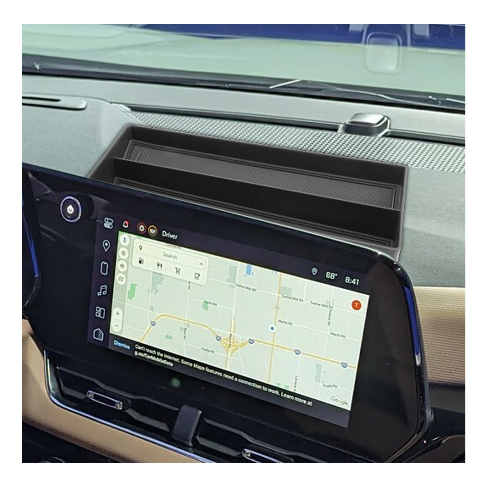 2025 Chevrolet Equinox Center Console Organizer - Custom Dashboard Tray & Screen Back Organizer for Chevy Equinox 2025 Accessories (Gas Models Only) | Perfect for Road Trips & Daily Commute Organization