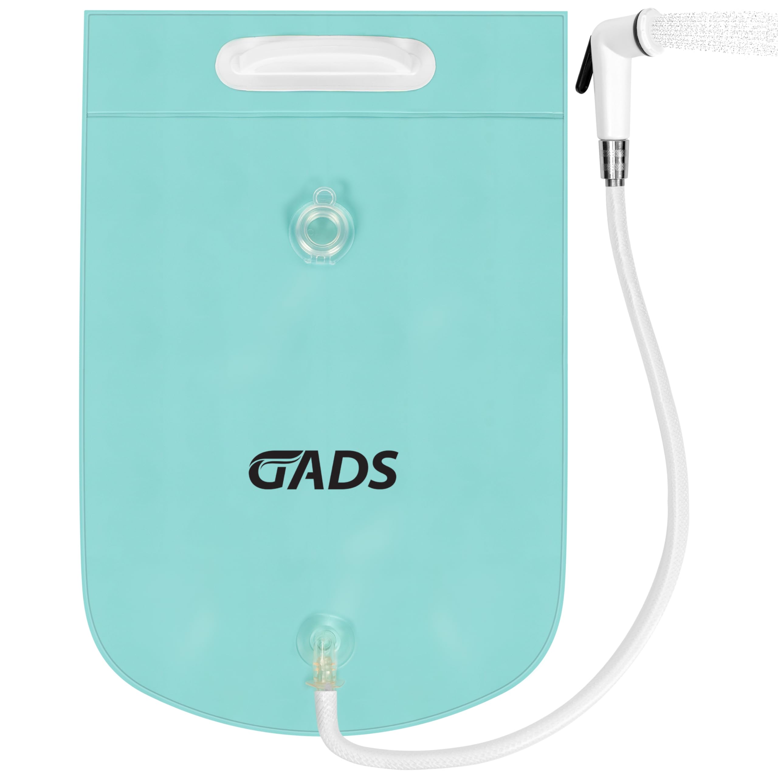 Portable Hair Washing Station - 2.5 Gallon Bedside Shampoo Water Bag for Bedridden & Elderly Care, Inflatable Shampoo Basin & Bathtub Accessory (Blue) - Ideal for Home Nursing, Post-Surgery & Hospital Use