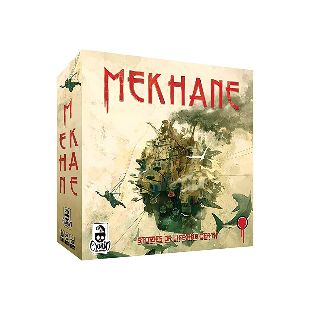 Cranio Creations Mekhane Board Game - Strategic Narrative Card Game for Adults & Teens (14+) | 3-8 Players | 30 Min Playtime | Perfect for Game Nights & Family Gatherings | Story-Driven Adventure Game for Party Entertainment & Strategy Lovers
