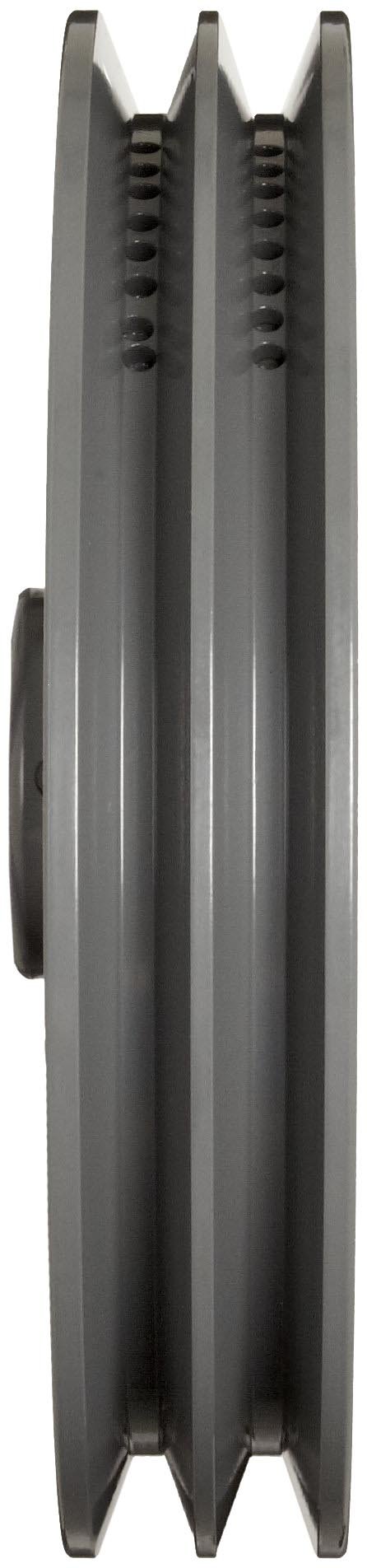 2AK3412 FHP Bored-to-Size V-Belt Sheave - A Section Belt, 2 Grooves, Cast Iron, 3.45