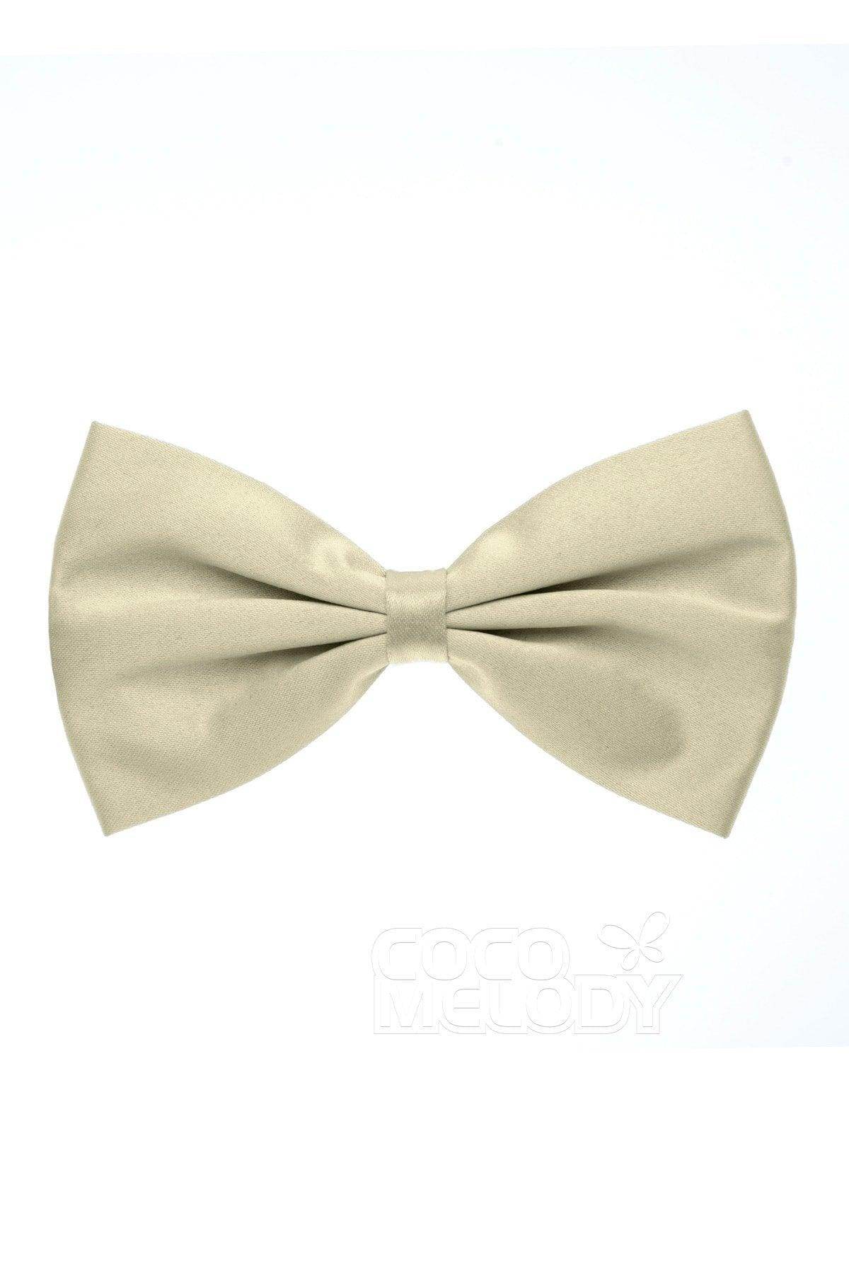 Elegant Men's Elastic Silk-Like Satin Bow Tie - Adjustable & Comfortable Formal Wear Accessory for Weddings, Prom, Parties & Special Occasions