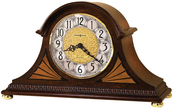 11H Grant Mantel Clock Windsor Cherry - Elegant Wooden Wall Clock for Home, Office & Living Room Decor - Perfect for Traditional & Vintage Interior Design