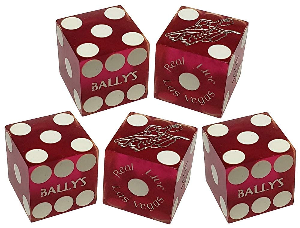 Authentic Las Vegas Casino Dice Set - Professional Craps Starter Kit with Clear Acrylic Dice Boat for Casino-Style Table Games | Perfect for Home Gambling, Game Nights & Casino-Themed Parties