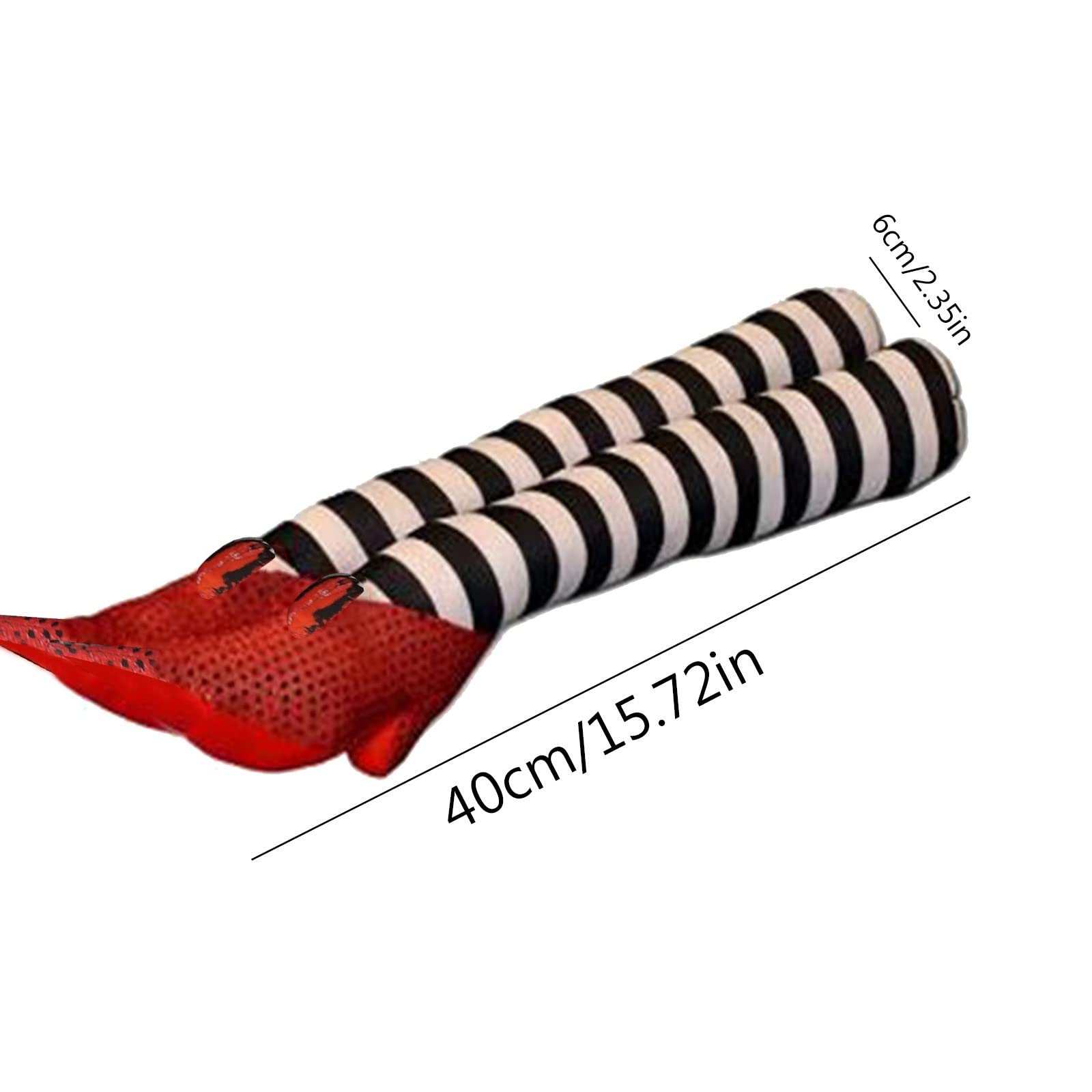Halloween Wicked Witch Legs Prop - Scary Witch Decorations for Outdoor, Lawn & Yard - Stuffed Red Witch Legs for Halloween Party, Haunted House & Trick-or-Treat Decor