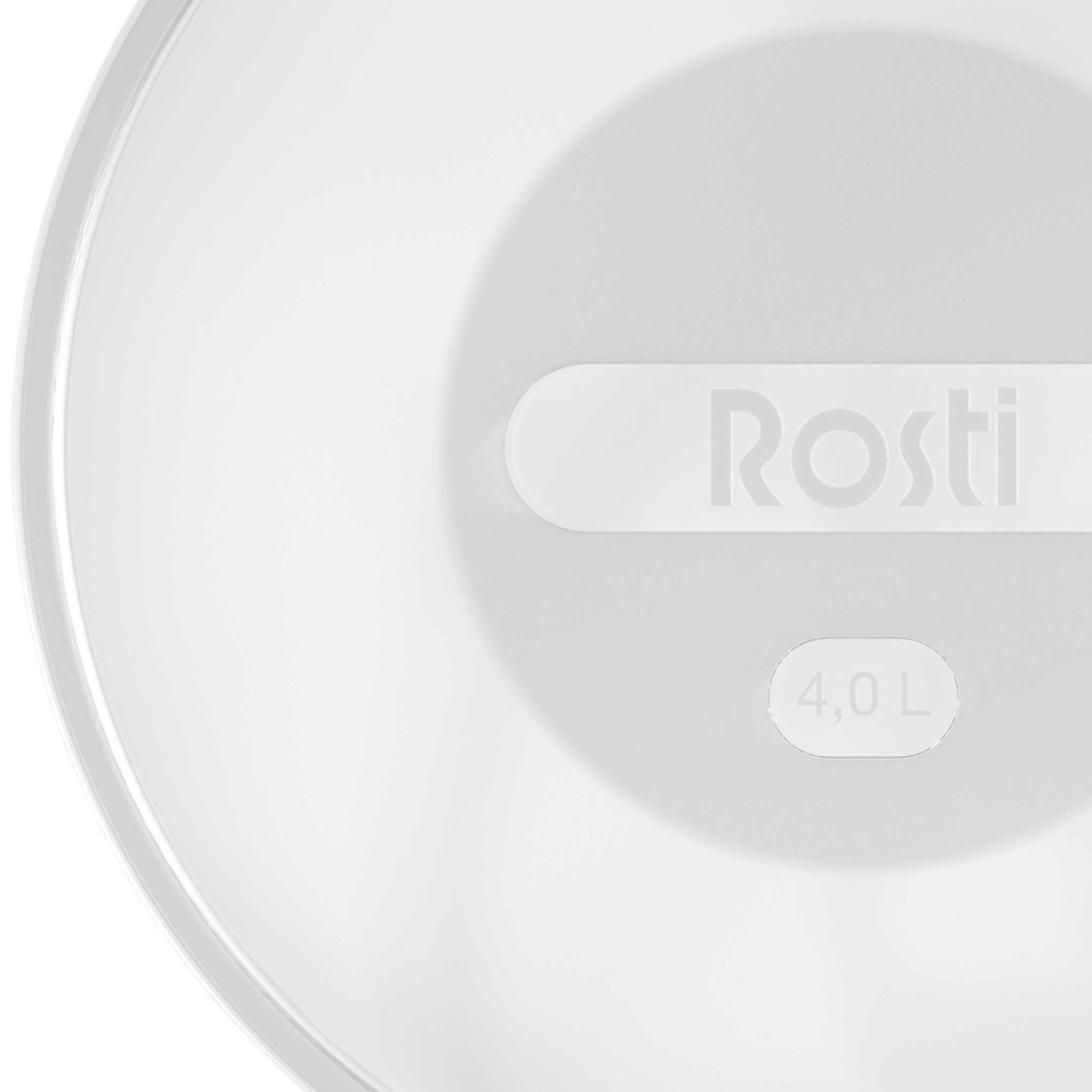ROSTI Airtight Lid for 4L Margrethe Bowl - Perfect for Food Storage, Meal Prep & Kitchen Organization - Fits 4 Liter Mixing Bowls (Durable Plastic, BPA-Free) - Ideal for Storing Leftovers, Baking Ingredients & Salad Prep