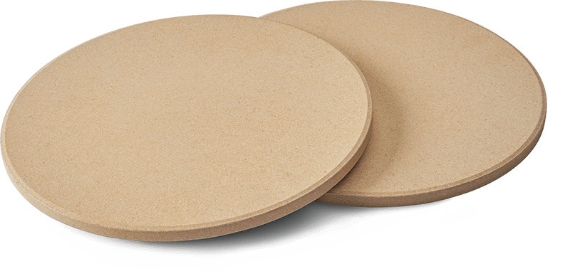 Napoleon 10 Inch Pizza Stone Set for Oven - Personal Size Baking Stone for Homemade Pizza, Bread & Pastries - Perfect for Kitchen, BBQ & Outdoor Cooking