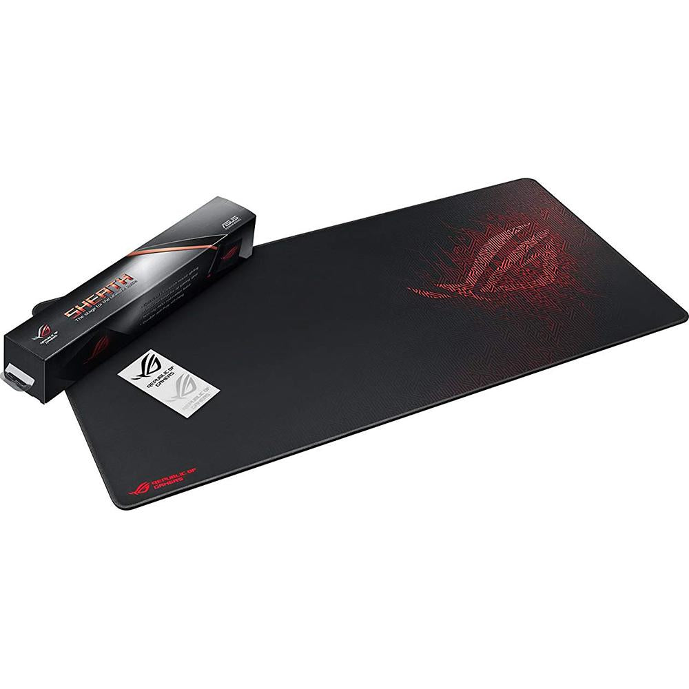 ASUS ROG Sheath XXL Gaming Mouse Pad - Large Extended Non-Slip Surface for PC, Laptop & Console Gaming - Perfect for FPS, MOBA & Esports Tournaments