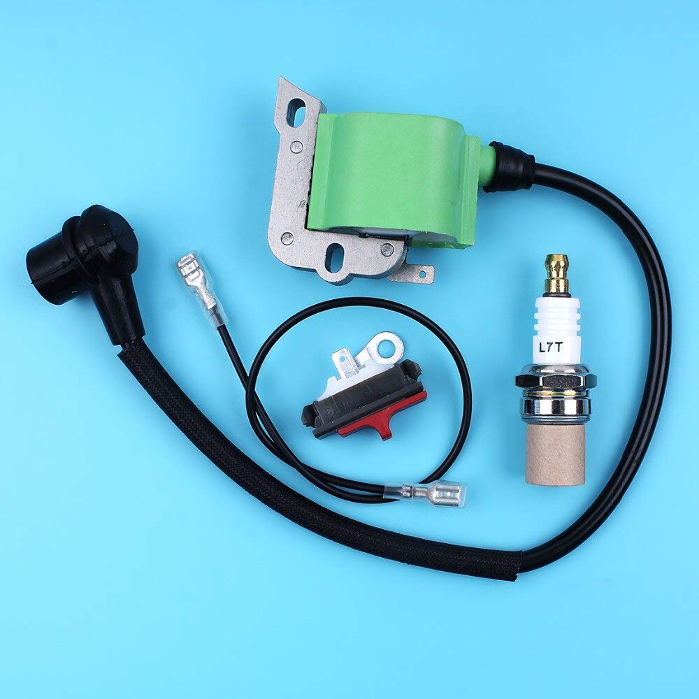 Husqvarna Chainsaw Ignition Coil & Kill Stop Switch Spark Plug - Compatible with 50 51 55 61 254 257 261 262 266 268 272 Models - Perfect for Chainsaw Maintenance & Engine Repair