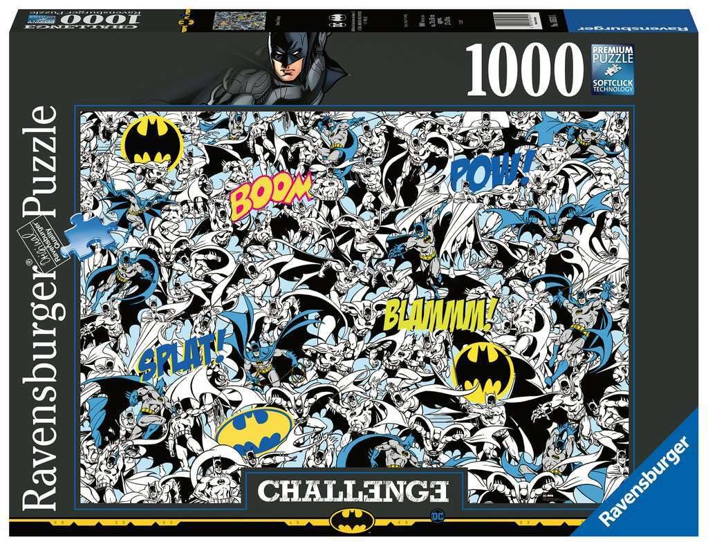 Ravensburger Batman Puzzle Challenge - 1000 Piece Jigsaw Puzzle for Adults, DC Comics Superhero Collection | Perfect for Family Game Night, Stress Relief & Home Decor