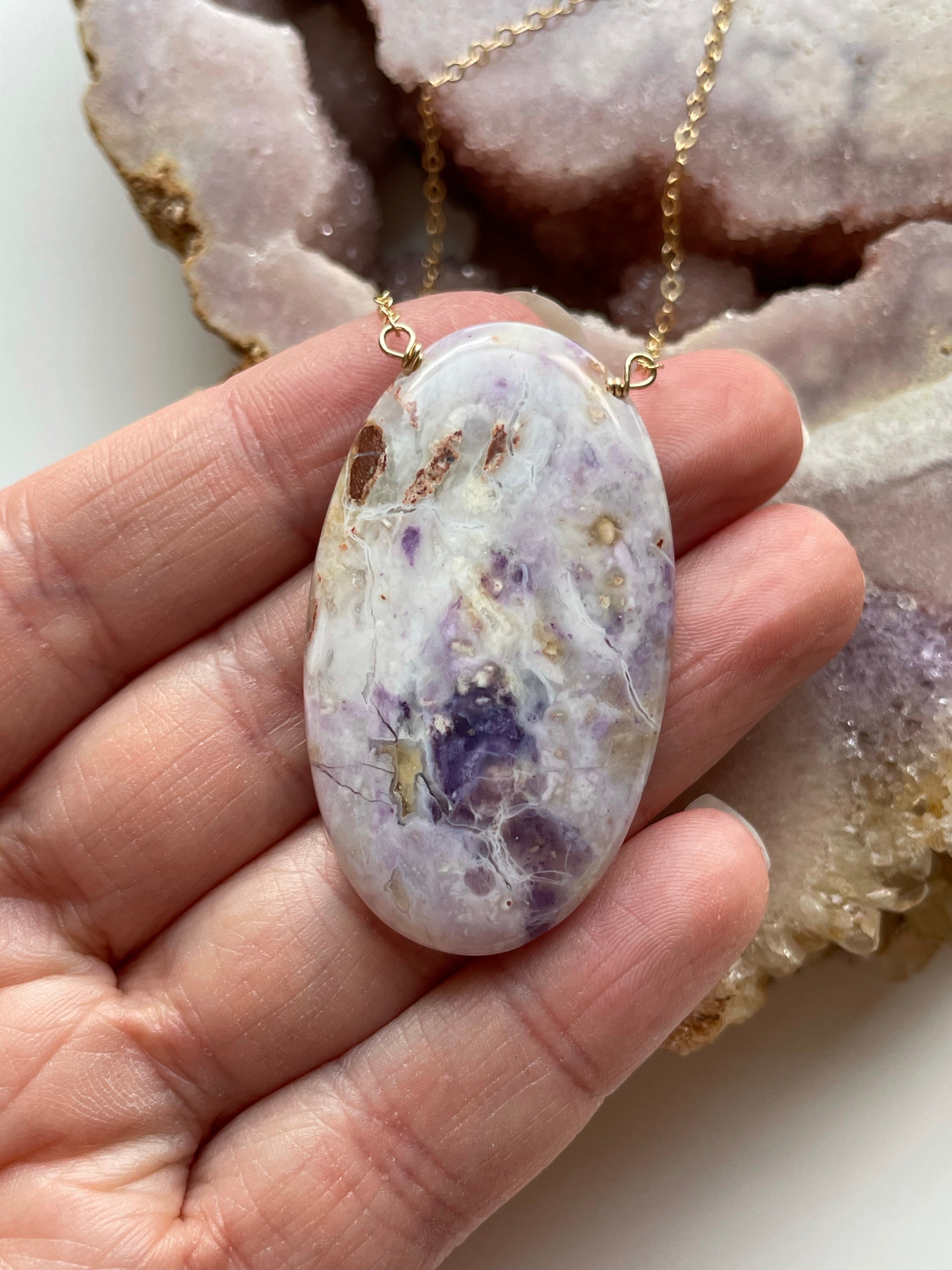 Large Purple Tiffany Morado Opal Gemstone - Perfect for Jewelry Making, Engagement Rings & Healing Crystal Collections