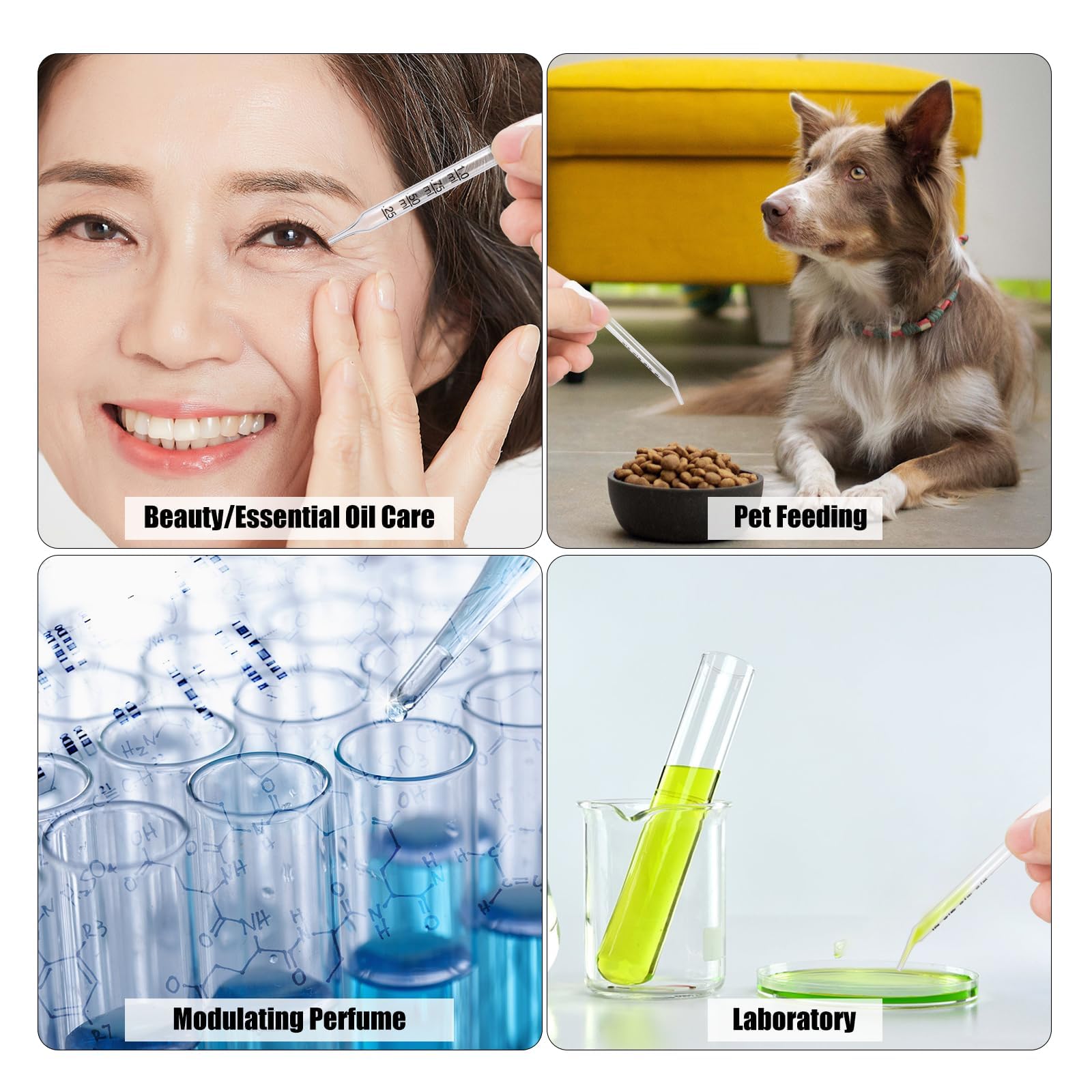 Swastik Mediplast 3ml Plastic Dropper Bottles - Pack of 100 - Essential Oil Droppers, Eye/Ear Drop Applicators for Medical & DIY Uses