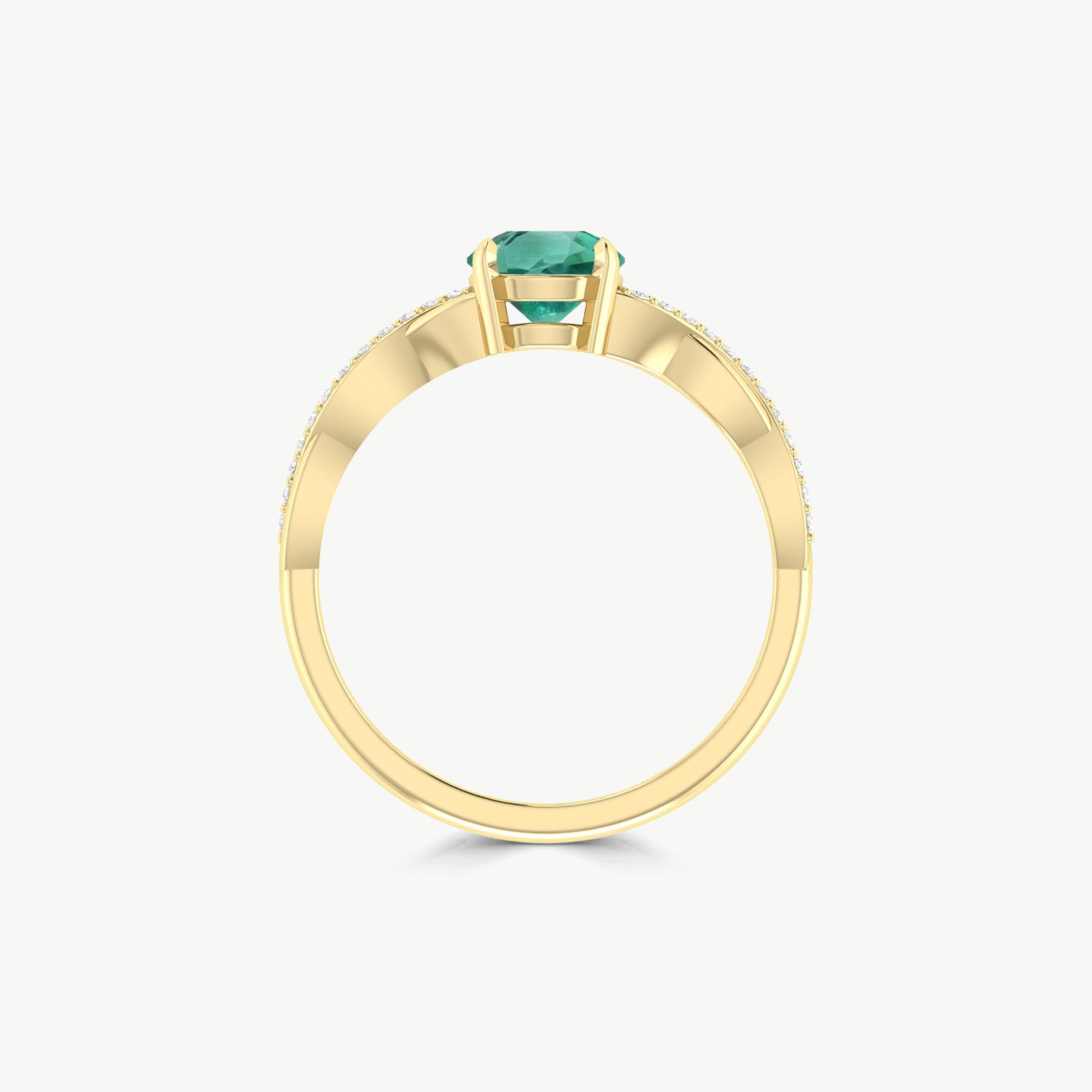Green Emerald Ring - Elegant Jewelry Gift for Women, Birthstone & Anniversary Present - Perfect for Weddings, Engagements & Special Occasions