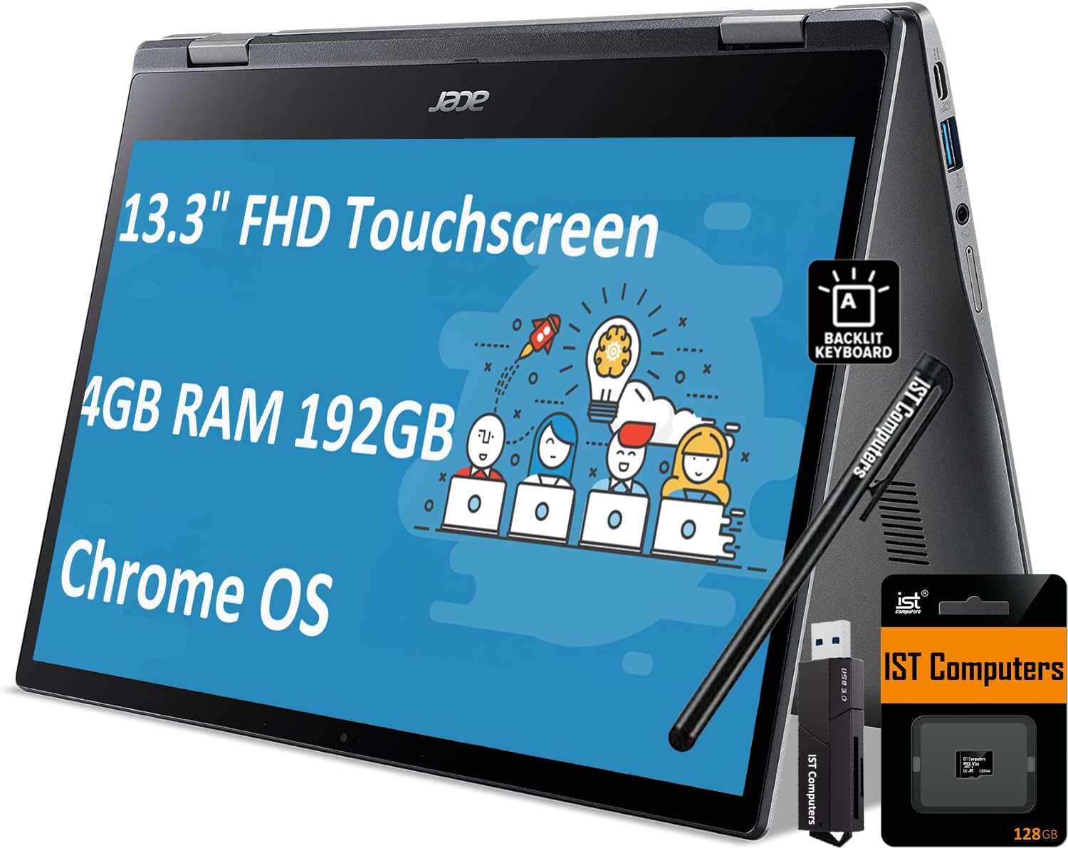 Acer Chromebook Spin 513 2-in-1 Laptop - 13.3