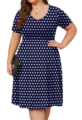 Polka Dot Navy Blue