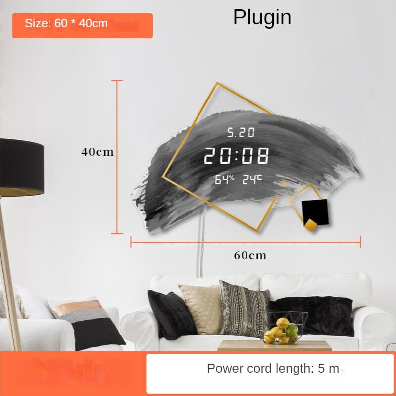 Calendar Display Clock - Accurate Timekeeping & Scheduling for Home, Office & Classroom Organization