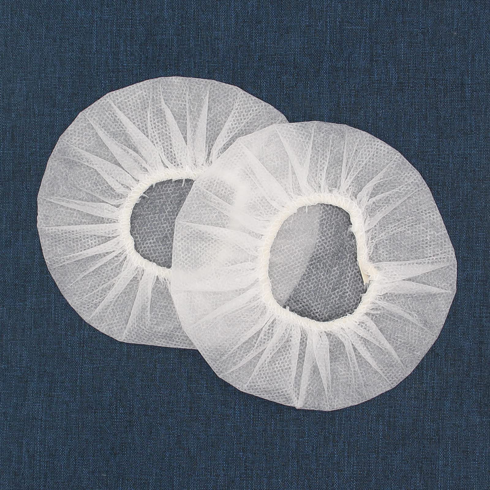 Yizhet 100-Pack Disposable Headphone Covers - Stretchable Non-Woven Fabric Earpad Protectors (7-8.5cm/2.75