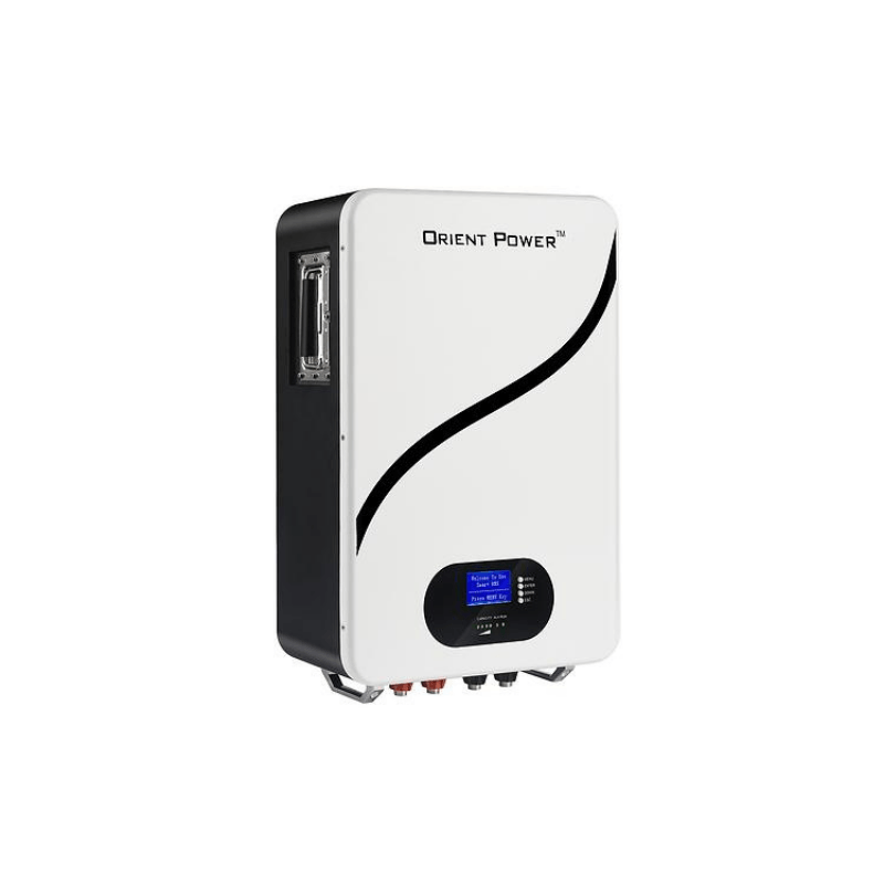 Orient Power 48V 100Ah LiFePO4 Battery - 5.12kWh to 30.72kWh Wall Mounted Lithium Battery for Solar Energy Storage | Home Backup Power Solution | Compatible with Powerwall Systems | Perfect for Off-Grid Living & Emergency Power Supply