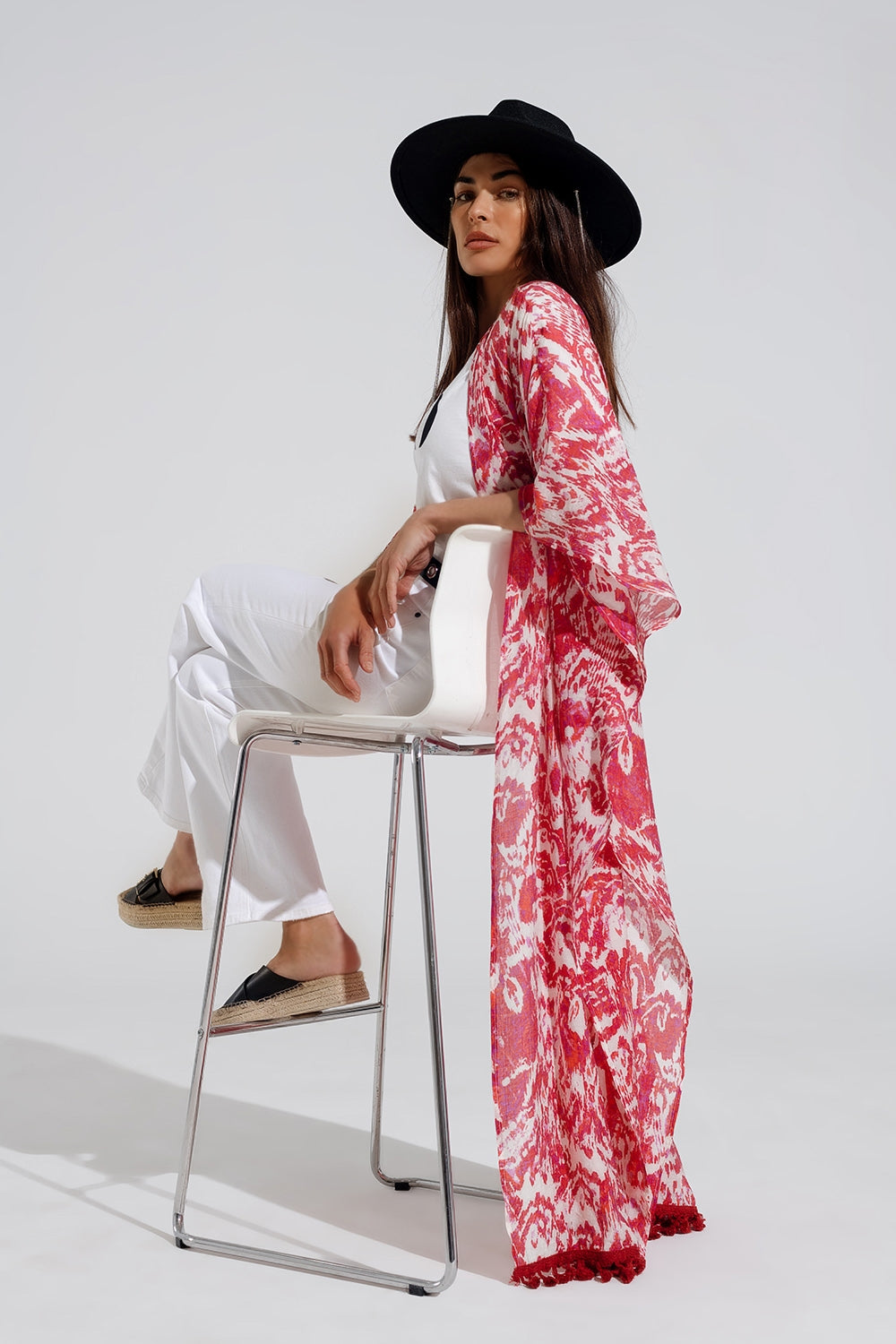 Stretch Denim Straight Leg Jeans with 5 Pockets in White - Perfect for Casual Wear, Office Outfits & Everyday Comfort
