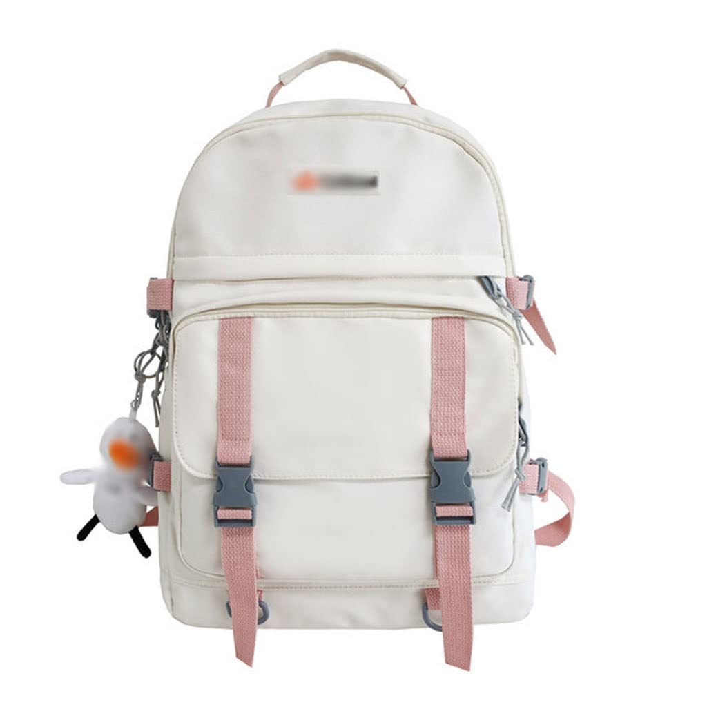 Waterproof Nylon Backpack with Multiple Pockets - Lightweight Travel Laptop Backpack for Men & Women, School, Hiking, Work (32 x 17 x 48cm) - Durable Unisex Daypack for Commuting, College & Outdoor Adventures