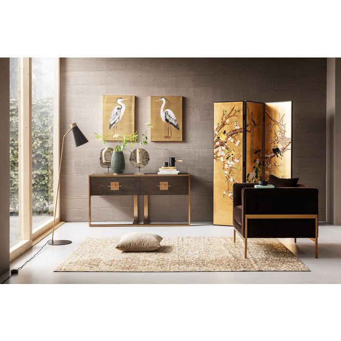 Kare Design Osaka Console Table - Mid-Century Modern Entryway Table with Storage Shelf | Perfect for Living Room, Hallway, or Foyer Decor