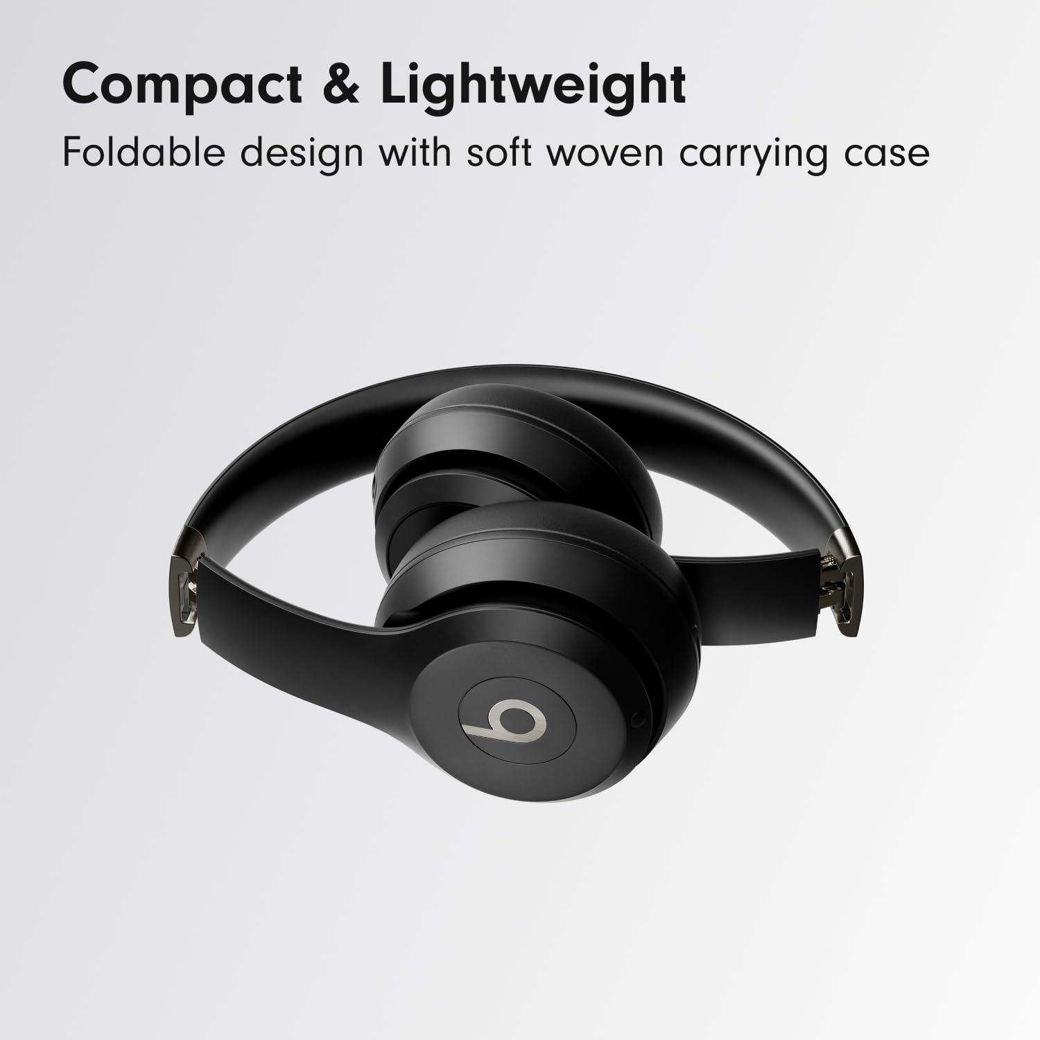 Beats Solo4 Wireless On-Ear Headphones with AppleCare+ (2 Years Coverage) - Matte Black - Premium Sound for Music, Gaming & Travel