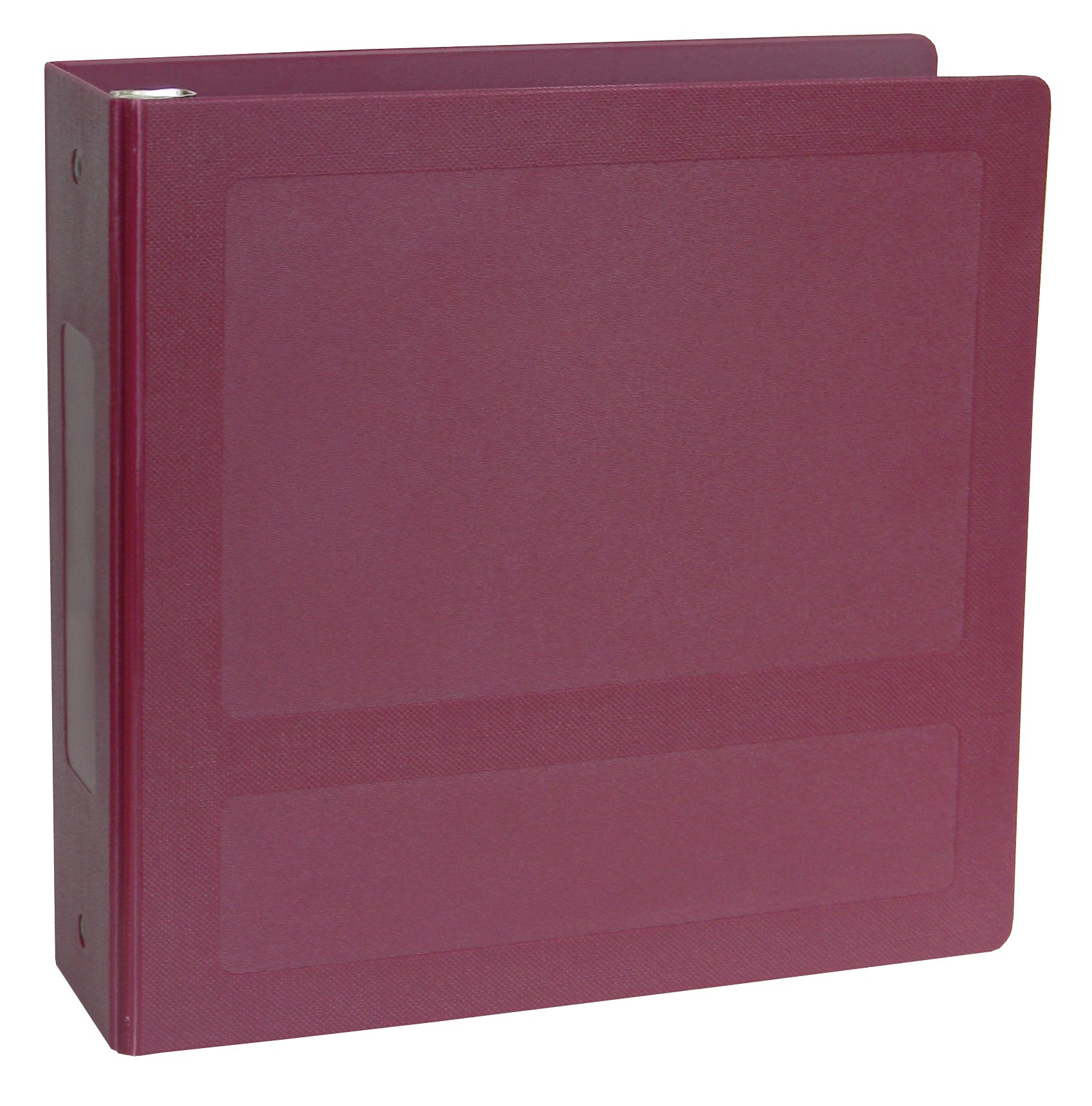 Premium American Made 2.5 Inch 3-Ring Binder with Side Opening - Burgundy Red | Perfect for School, Office & Document Organization