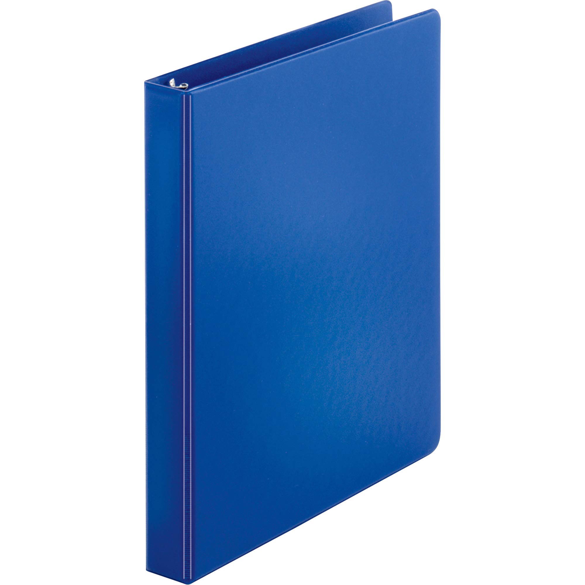 Business Source 1 Inch Round Ring Binder - 4 Pack, 3 Hole Punched, Letter Size, Durable for Office, School, Home Organization & Document Storage