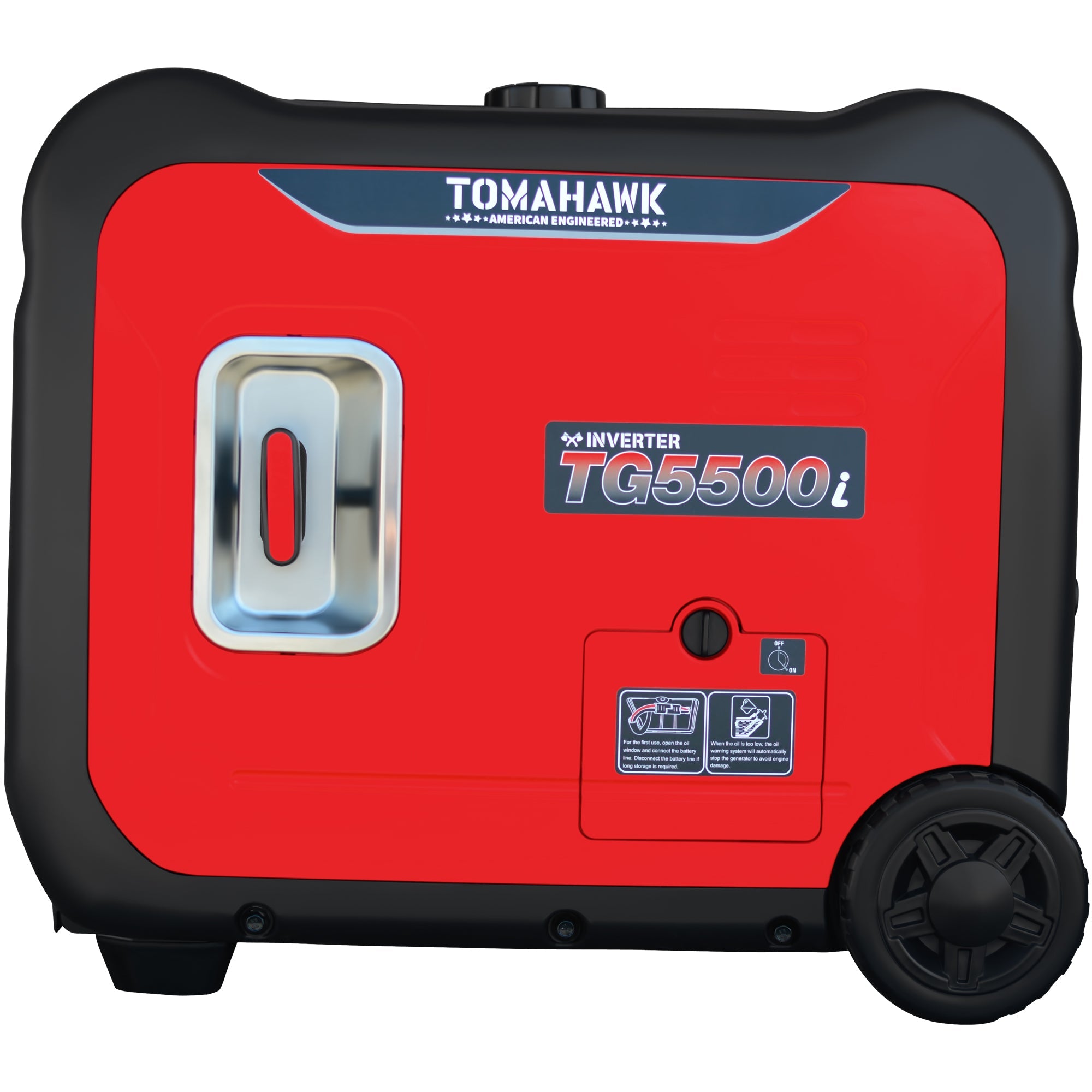 5500W Super Quiet Inverter Generator - Portable Gas Powered Generator for Camping, RV & Emergency Backup Power