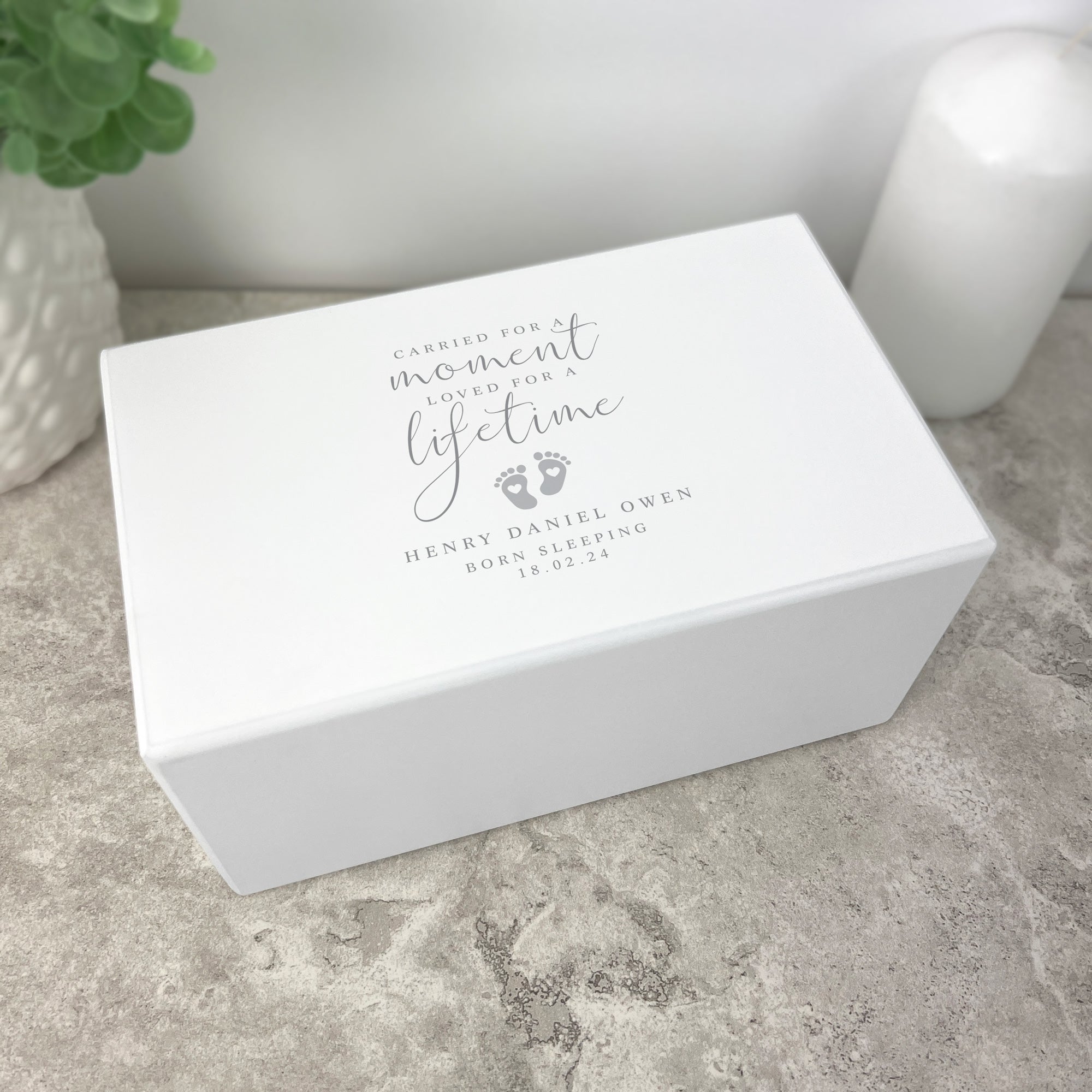 Personalized Angel Baby Cremation Urn for Ashes - 1.44 Liters Capacity | Memorial Keepsake for Infant Ashes | Perfect for Home Memorials, Funeral Services & Comforting Grieving Parents