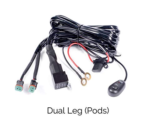 **Cali Raised LED Low Profile Ditch Light Brackets Kit for 2010-2023 Toyota 4Runner - Includes 27W Side Projecting LED Pods & Wiring Harness (No Switch) - Perfect for Off-Roading, Night Driving & Adventure Lighting**